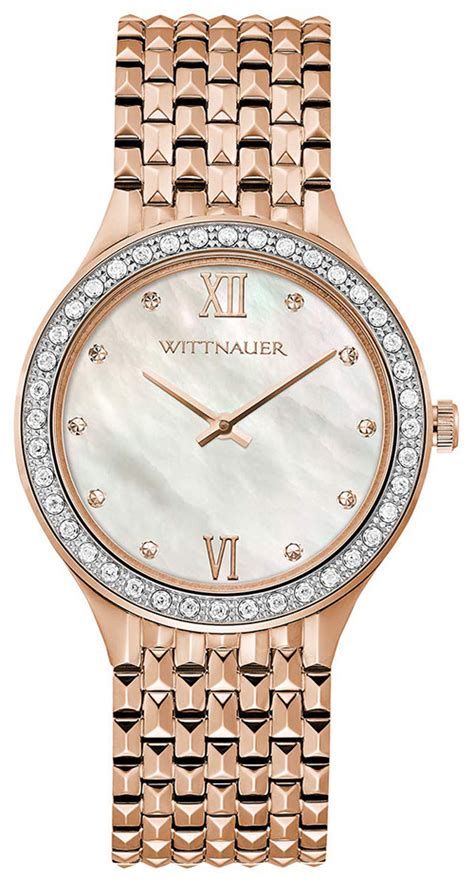 fake wittnauer rose gold stainless steel band watch|wittnauer watch label.